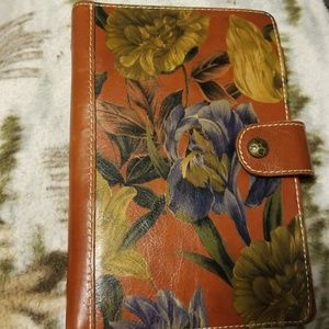 Patricia Nash Leather Refillable journal